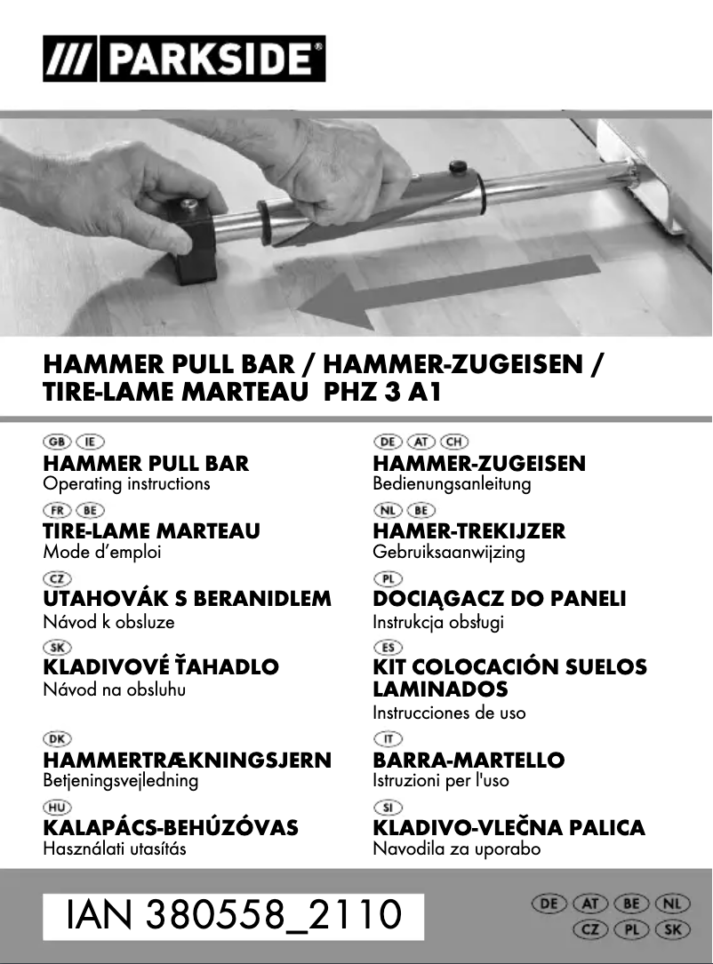 First page image of the manual for PHZ 3 A1