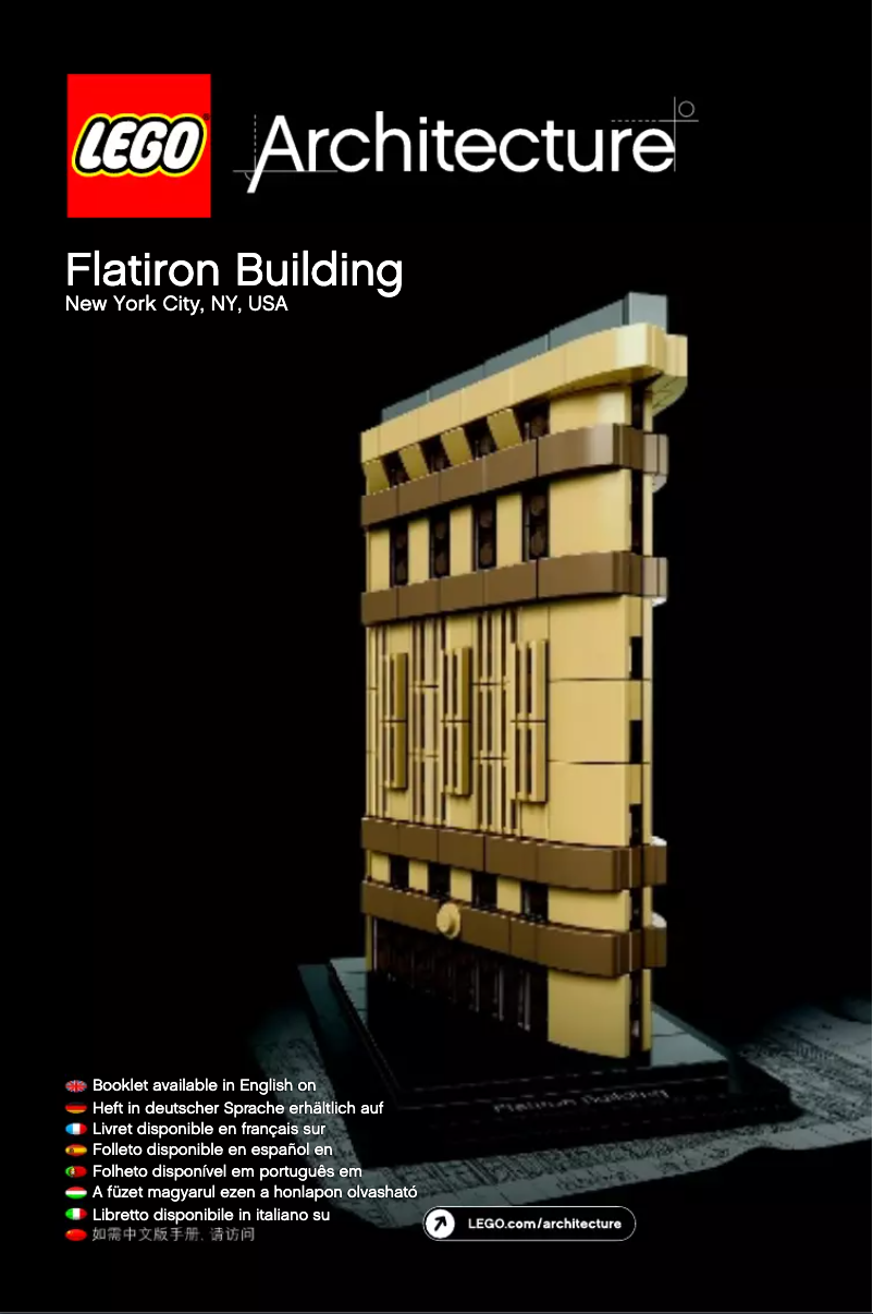 First page image of the manual for Architecture Flatiron Building