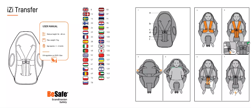 Page 1 of the manual User Manual BeSafe iZi Transfer