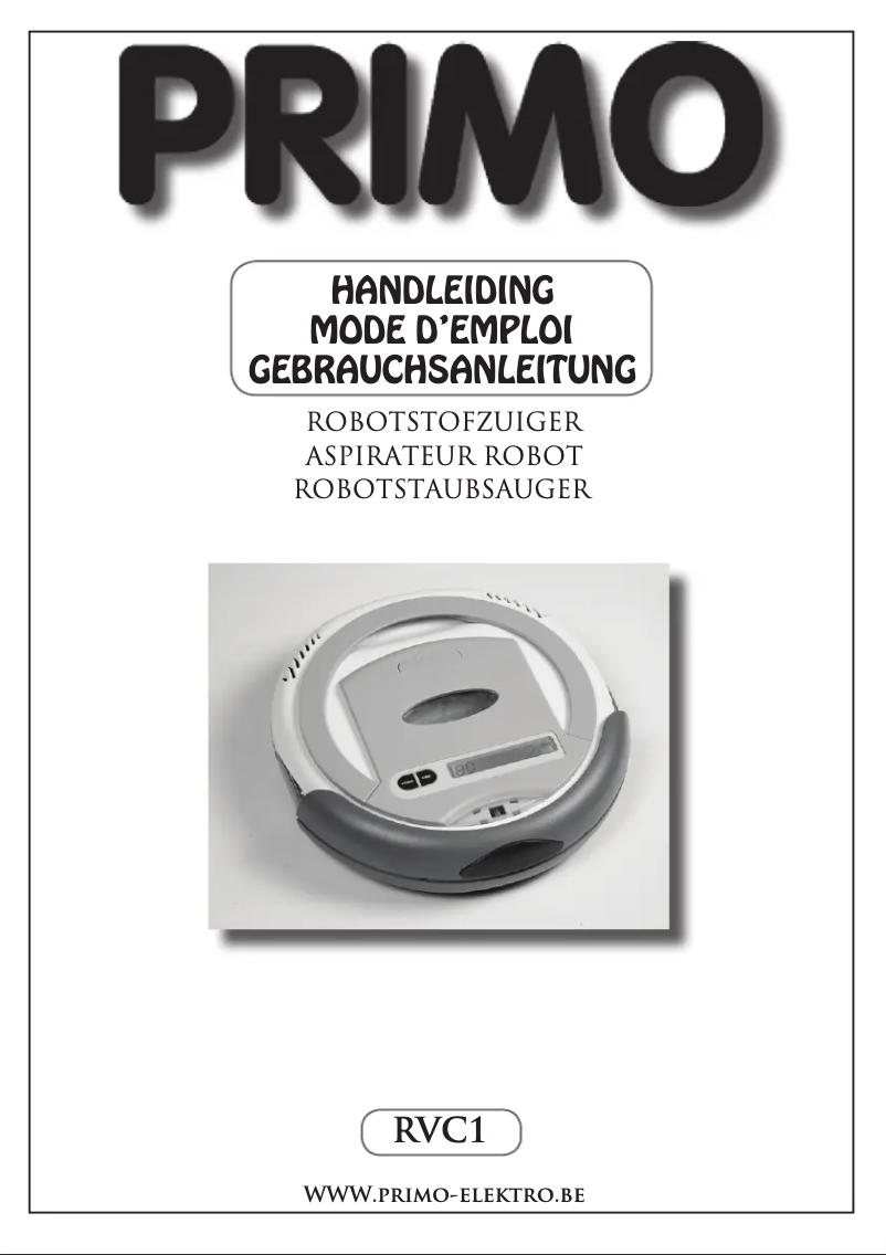 Page 1 of the manual User Manual Primo RVC1