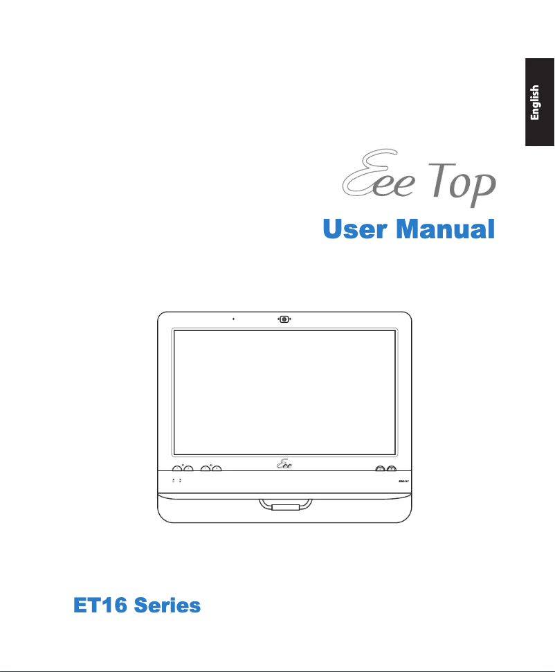 First page image of the manual for EeeTop ETP1602