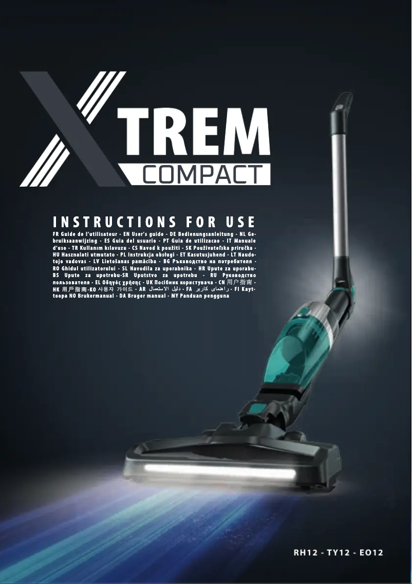 First page image of the manual for X-Trem Compact RH1238