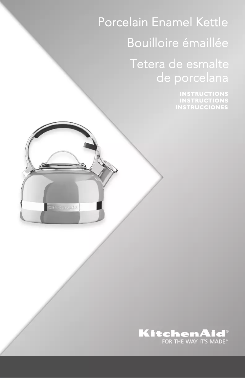 Page 1 of the manual Use and Maintenance Manual KitchenAid KTEN20DB