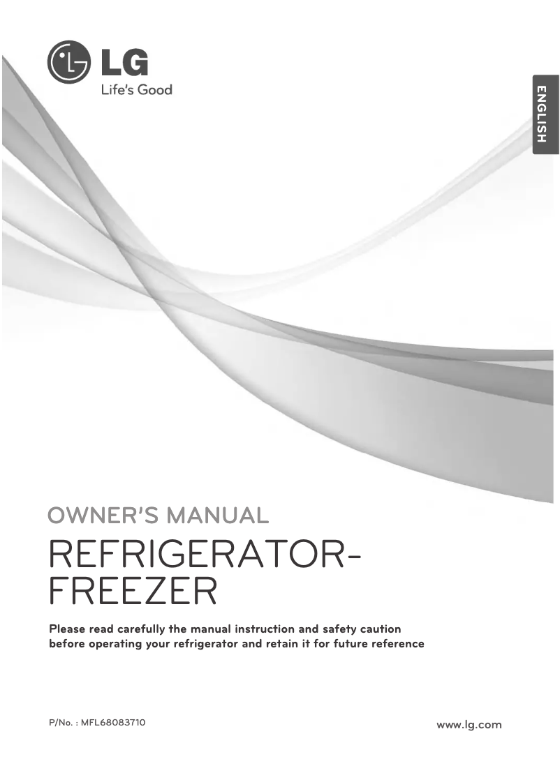 Page 1 of the manual User Manual LG GR-B519ELQZ