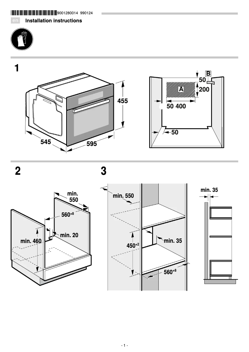 Page 1 of the manual Installation Guide Siemens CP565AGS0B