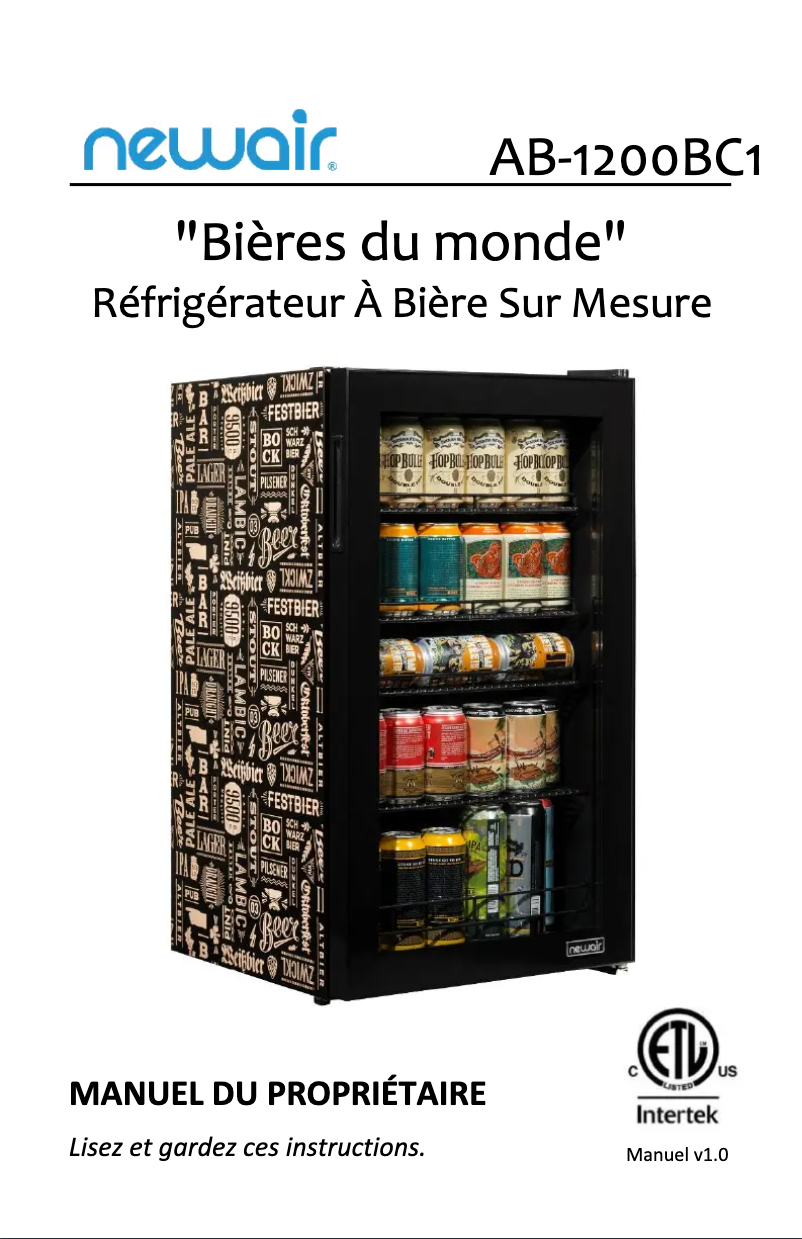 First page image of the manual for AB-1200BC1