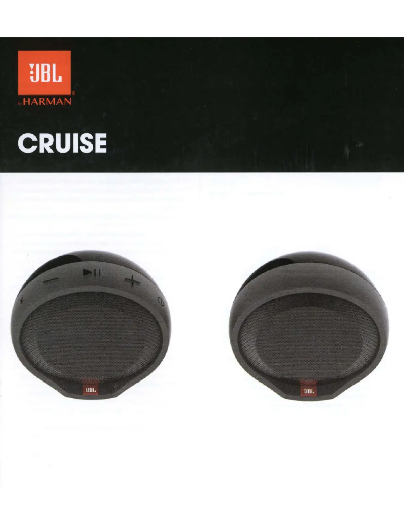 Page 1 of the manual User Manual JBL Cruise