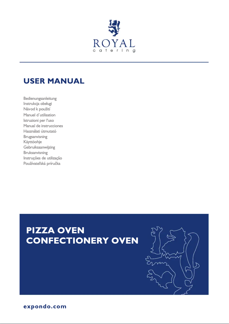 Page 1 of the manual User Manual Royal Catering RCPO-3201-1PE