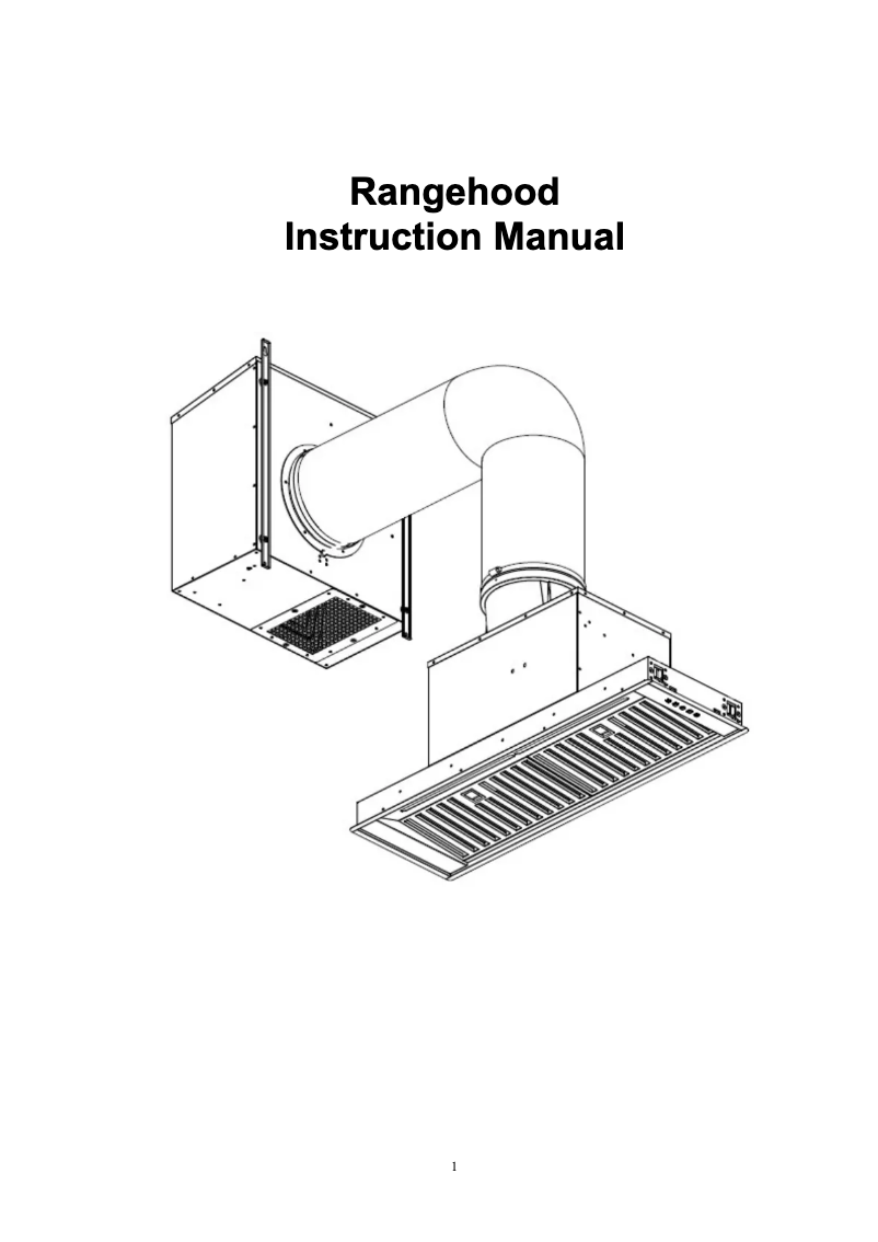 First page image of the manual for INLU85