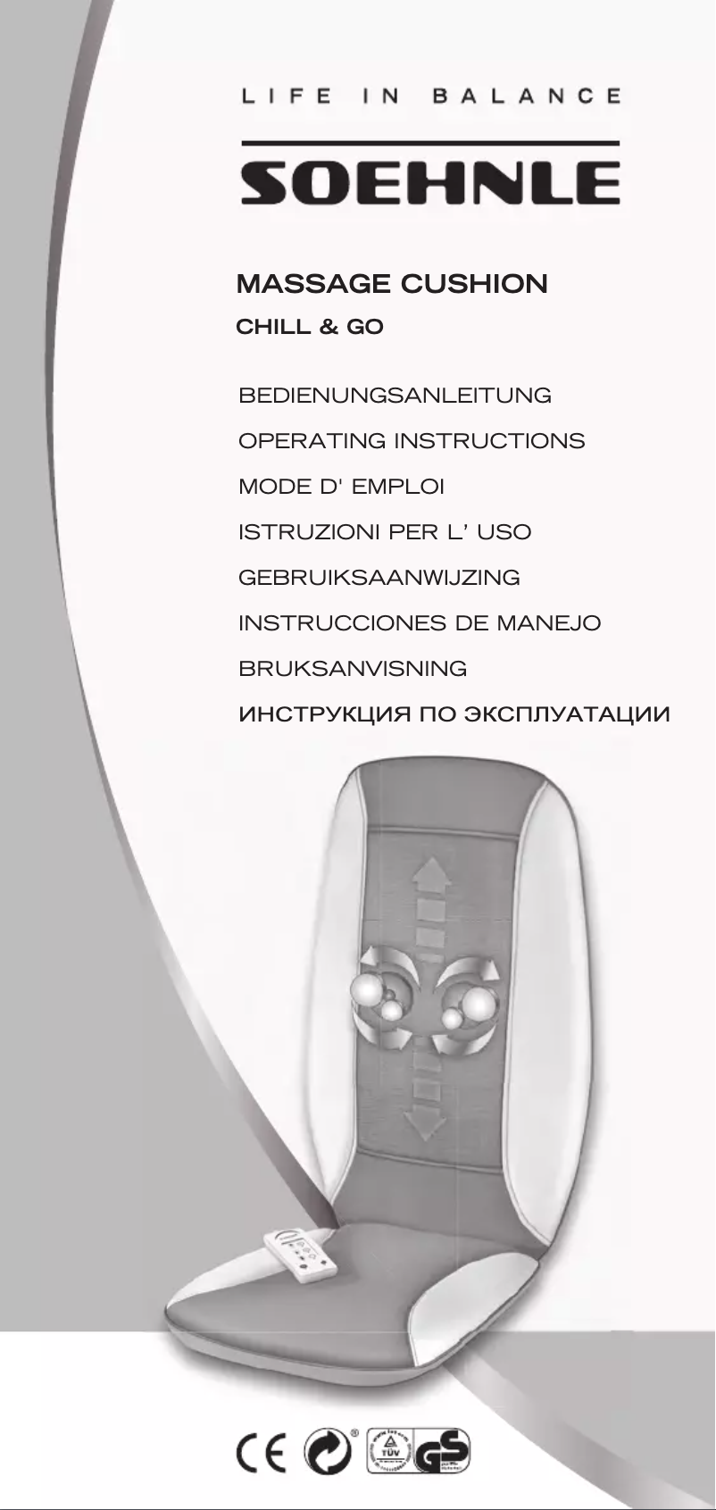 Page 1 of the manual User Manual Soehnle Chill & Go