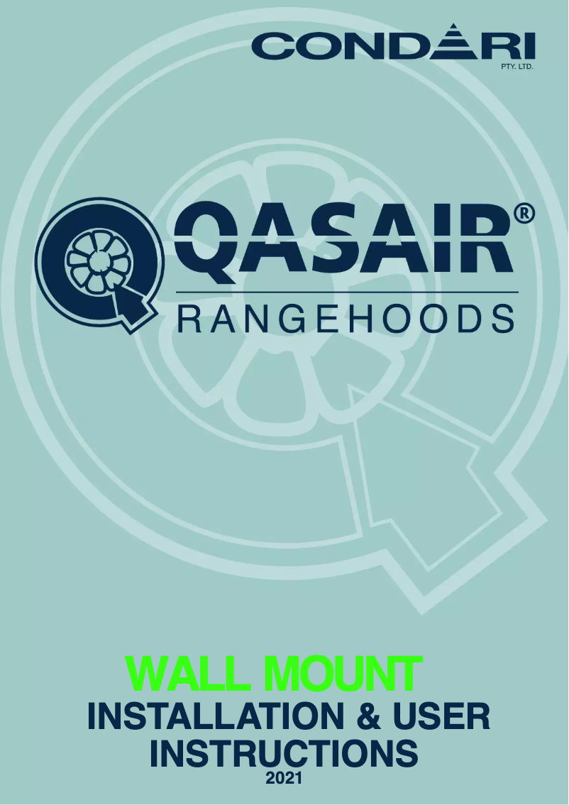 Page 1 of the manual User Manual Qasair Heritage