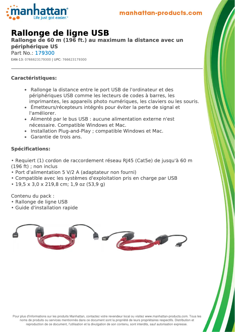 First page image of the manual for 179300