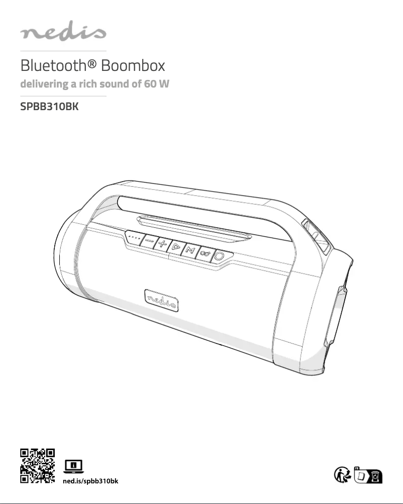 First page image of the manual for SPBB310BK
