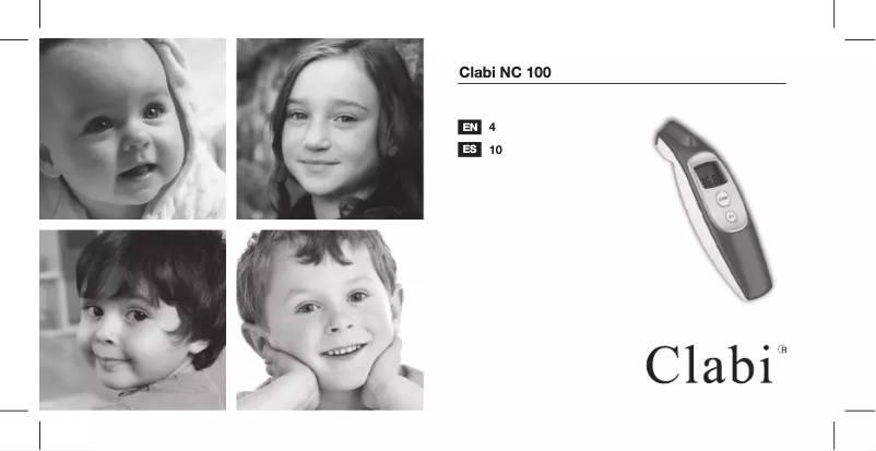 Page 1 of the manual User Manual Clabi NC 100