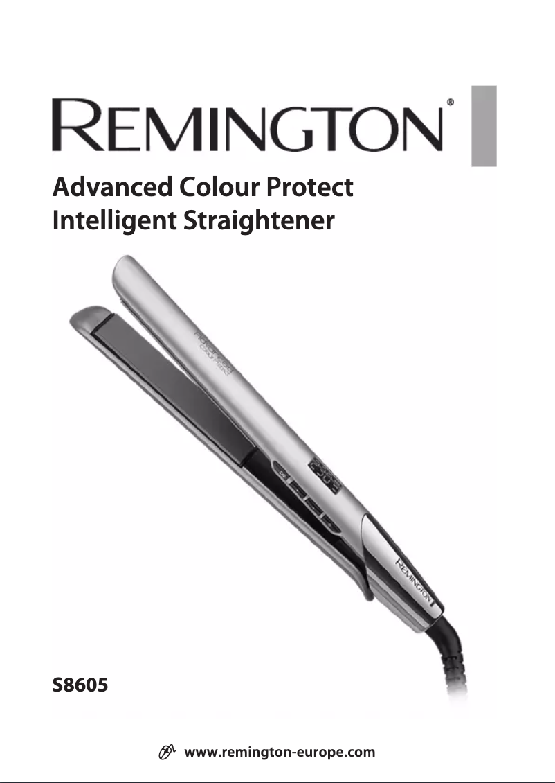 Page 1 of the manual User Manual Remington Advanced Colour Protect S8605