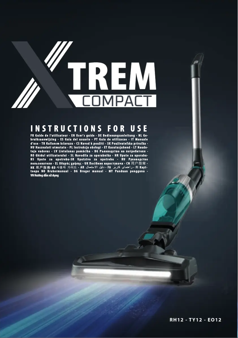First page image of the manual for Xtrem Compact TY1238