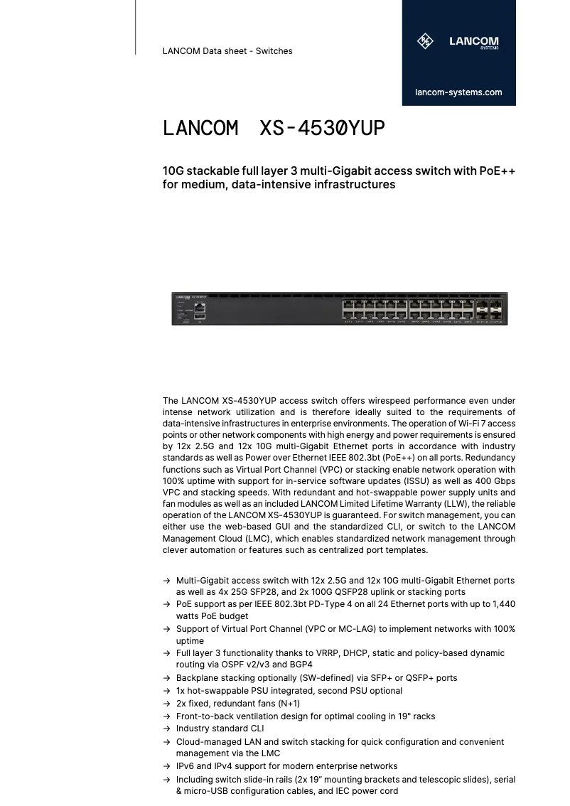 Image de la première page du manuel de l'appareil XS-4530YUP