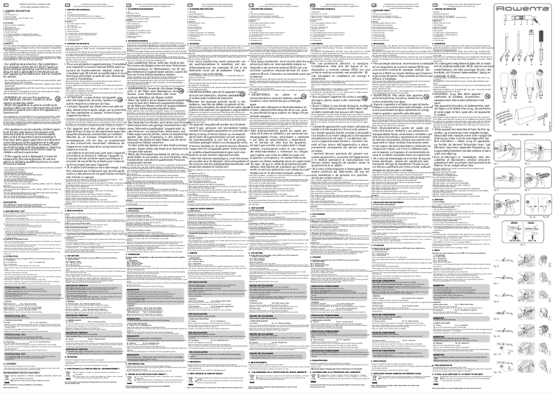 Page 1 of the manual User Manual Rowenta CF4132E0
