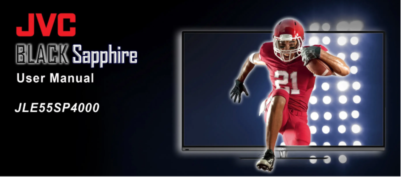 Page 1 of the manual User Manual JVC JLE55SP4000