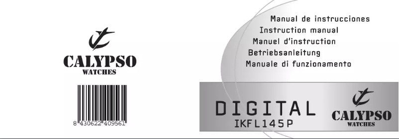 Page 1 of the manual User Manual Calypso K5338