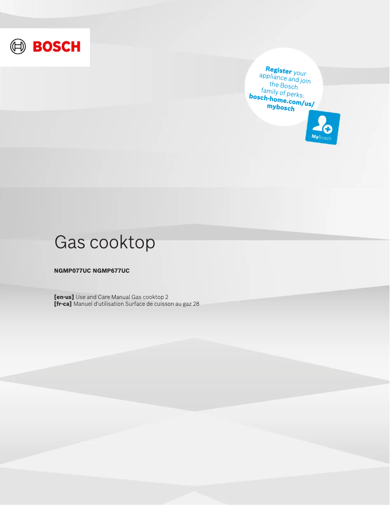 First page image of the manual for NGMP077UC