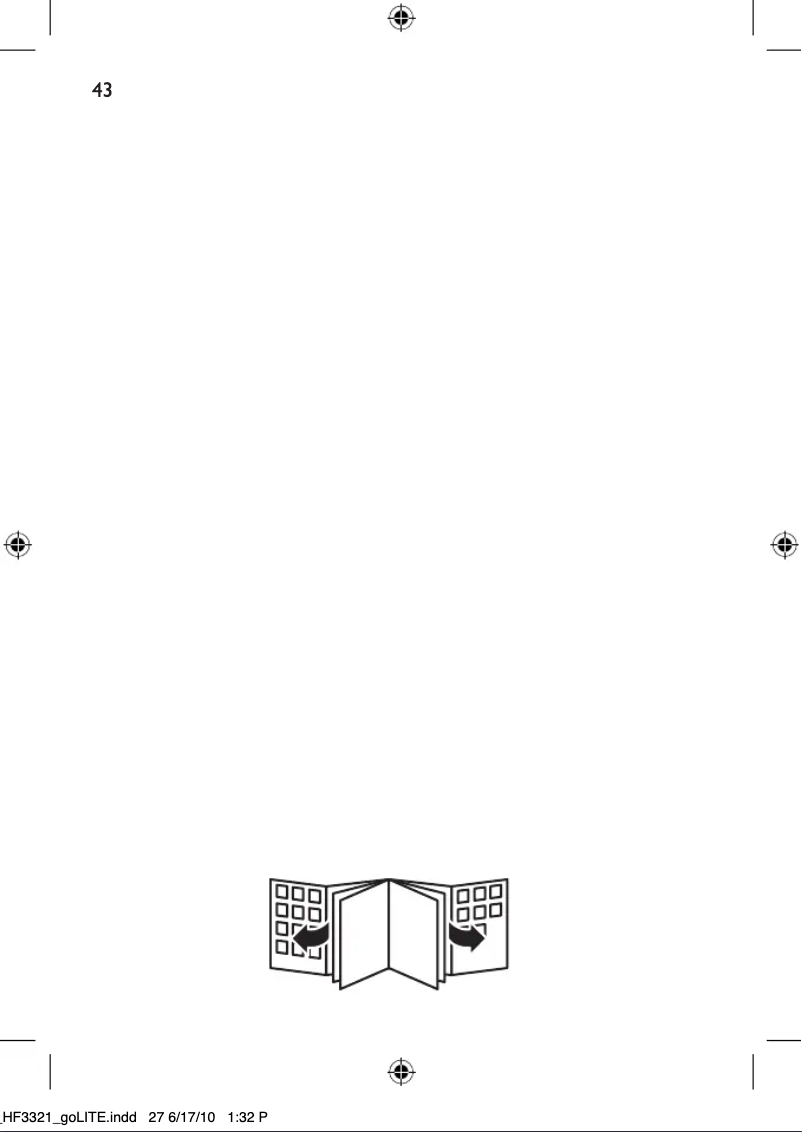 Page 1 of the manual User Manual Philips goLITE BLU HF3321