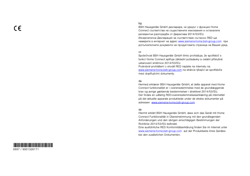 Page 1 of the manual User Manual Siemens WM16XF91