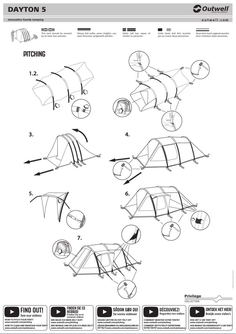 First page image of the manual for Dayton 5