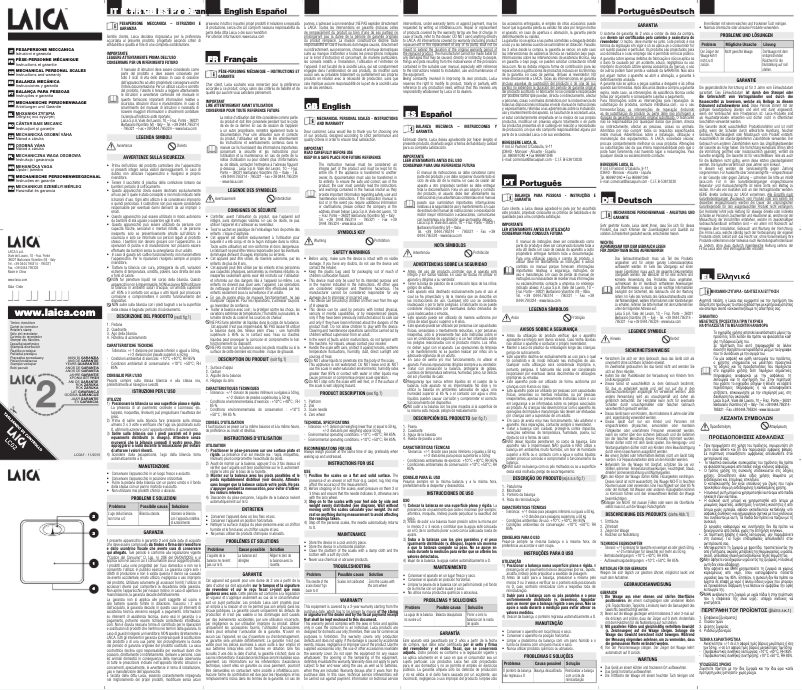 Image de la première page du manuel de l'appareil PS2007