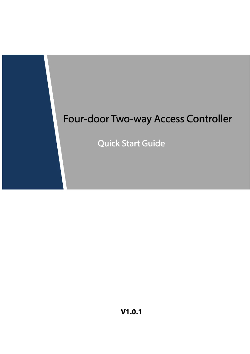 First page image of the manual for ASC1204C-D