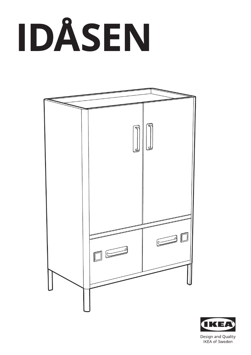 First page image of the manual for IDÅSEN