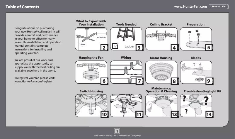First page image of the manual for Hudson 52066
