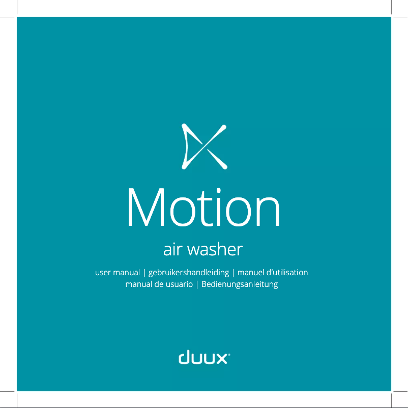 Page 1 of the manual User Manual Duux Motion DXAW03
