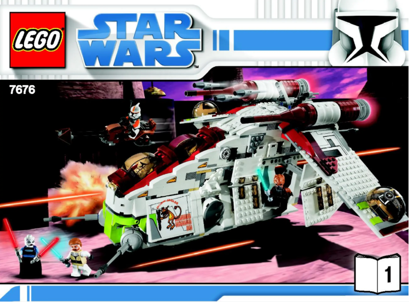 Page 1 of the manual User Manual Lego Republic Attack Gunship (TM)
