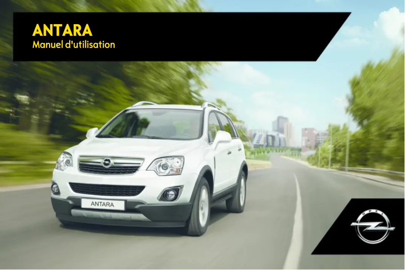Page 1 of the manual User Manual Opel Antara (2017)