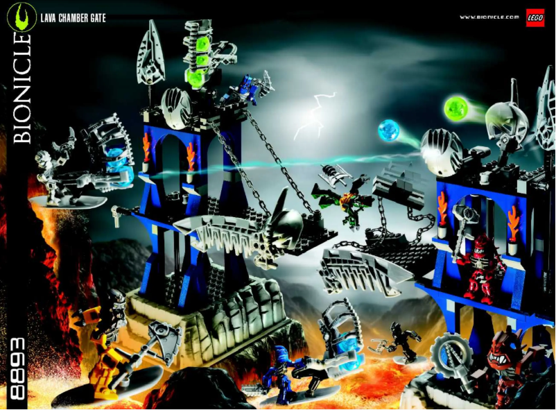 Page 1 of the manual User Manual Lego Lava Chamber Gate