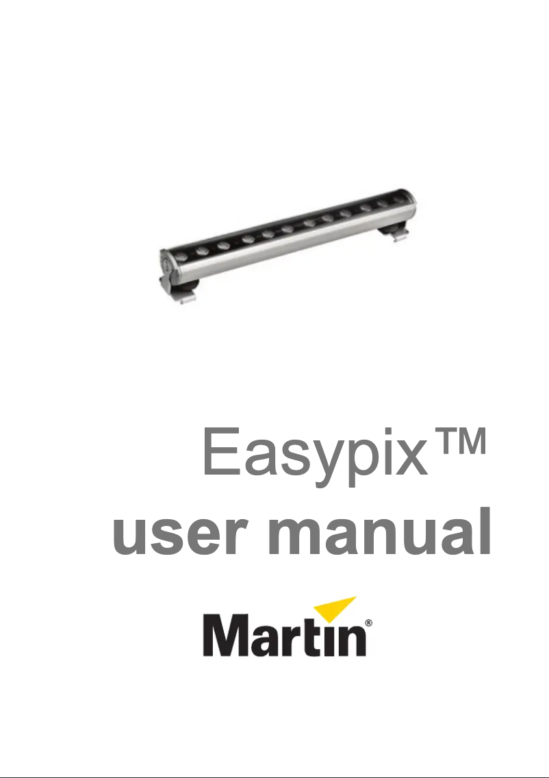 Page 1 of the manual User Manual Martin Easypix