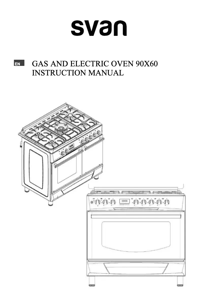 Page 1 of the manual User Manual SVAN SVK9561FX