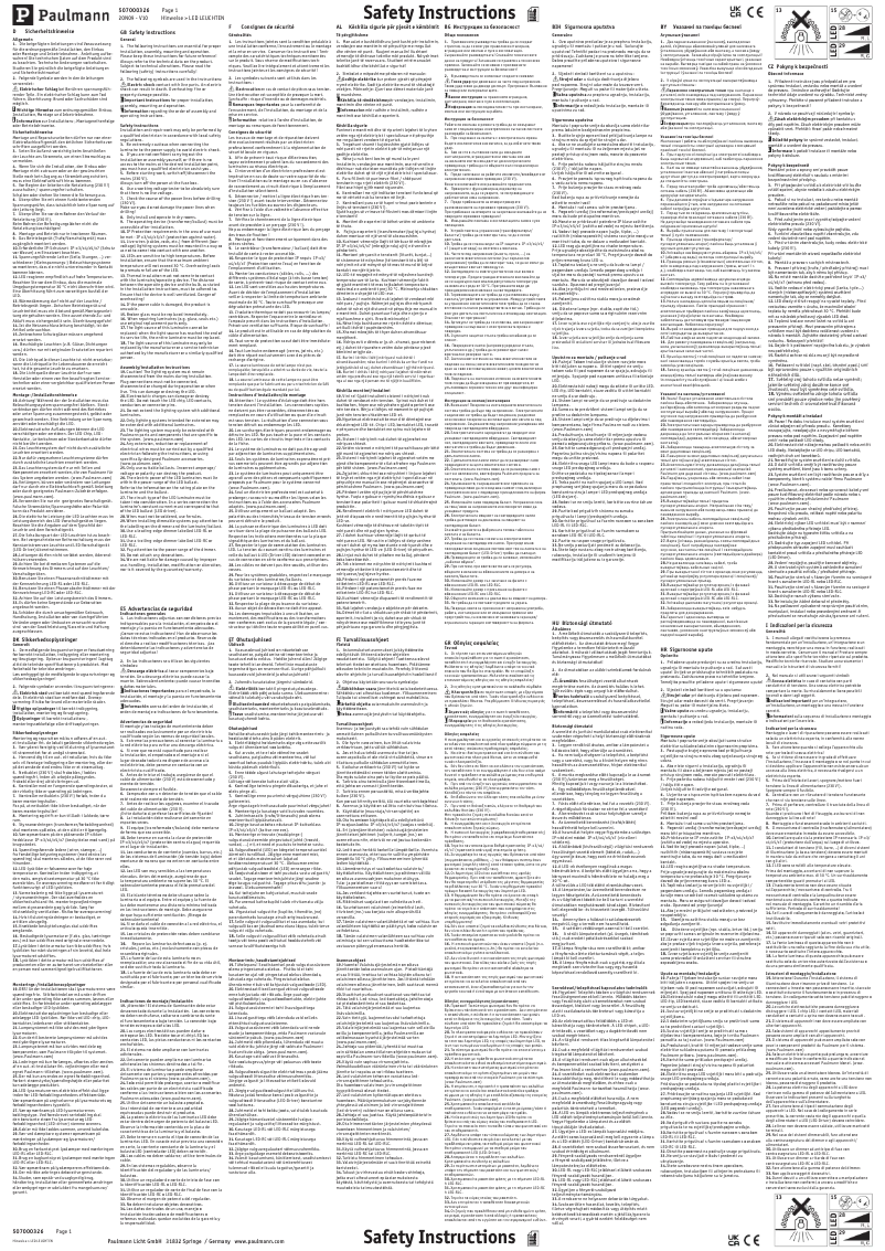 Page 1 of the manual User Manual Paulmann Noora