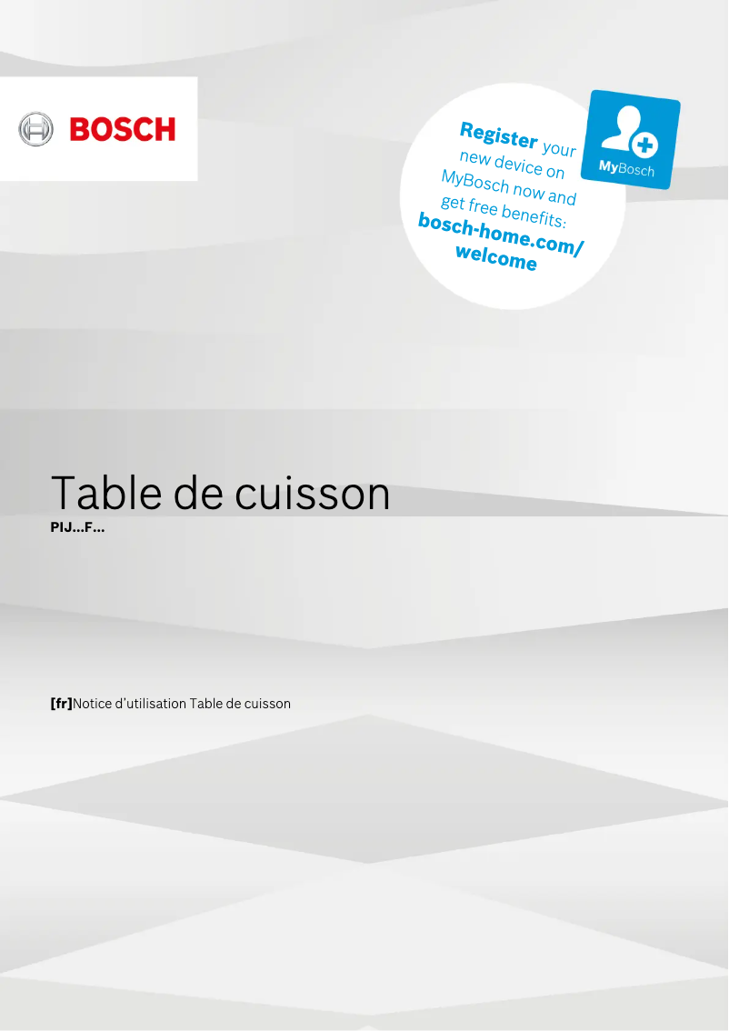 First page image of the manual for PIJ651FC1E