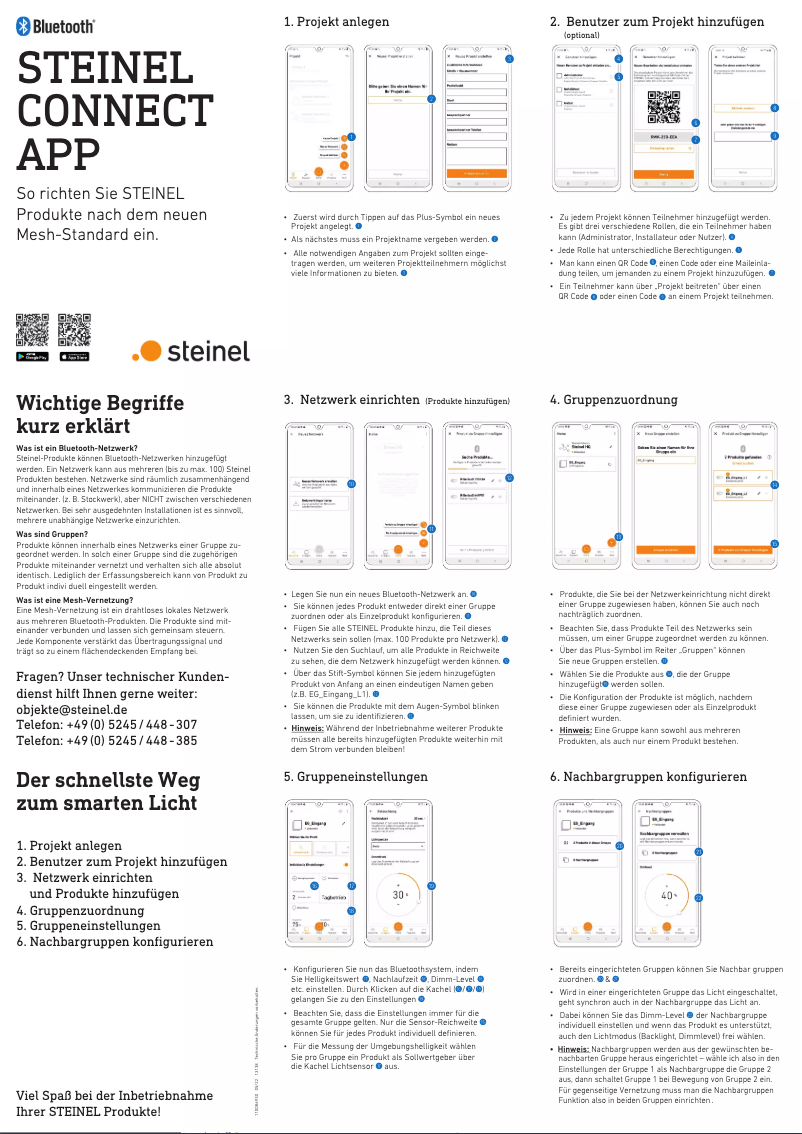 Page 1 de la notice Guide de démarrage rapide Steinel RS PRO S30 SC