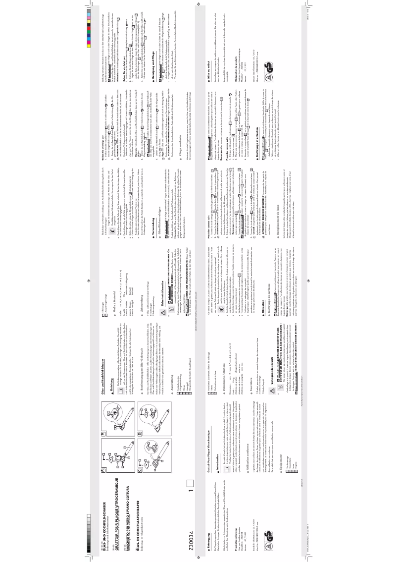 Page 1 of the manual User Manual Ernesto Z30034