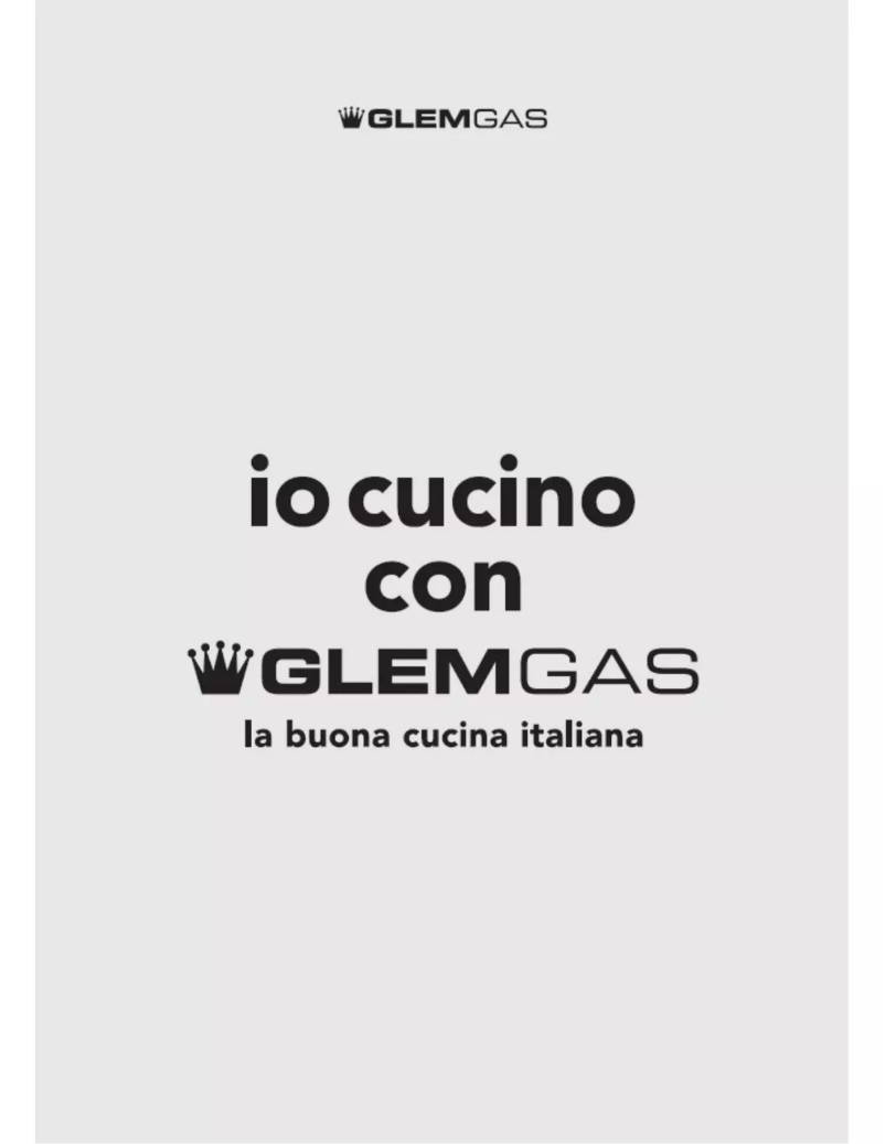 Page 1 of the manual User Manual Glem Gas GHI9100IX