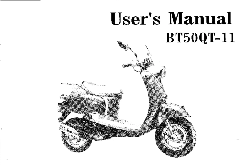 First page image of the manual for BT50QT-11