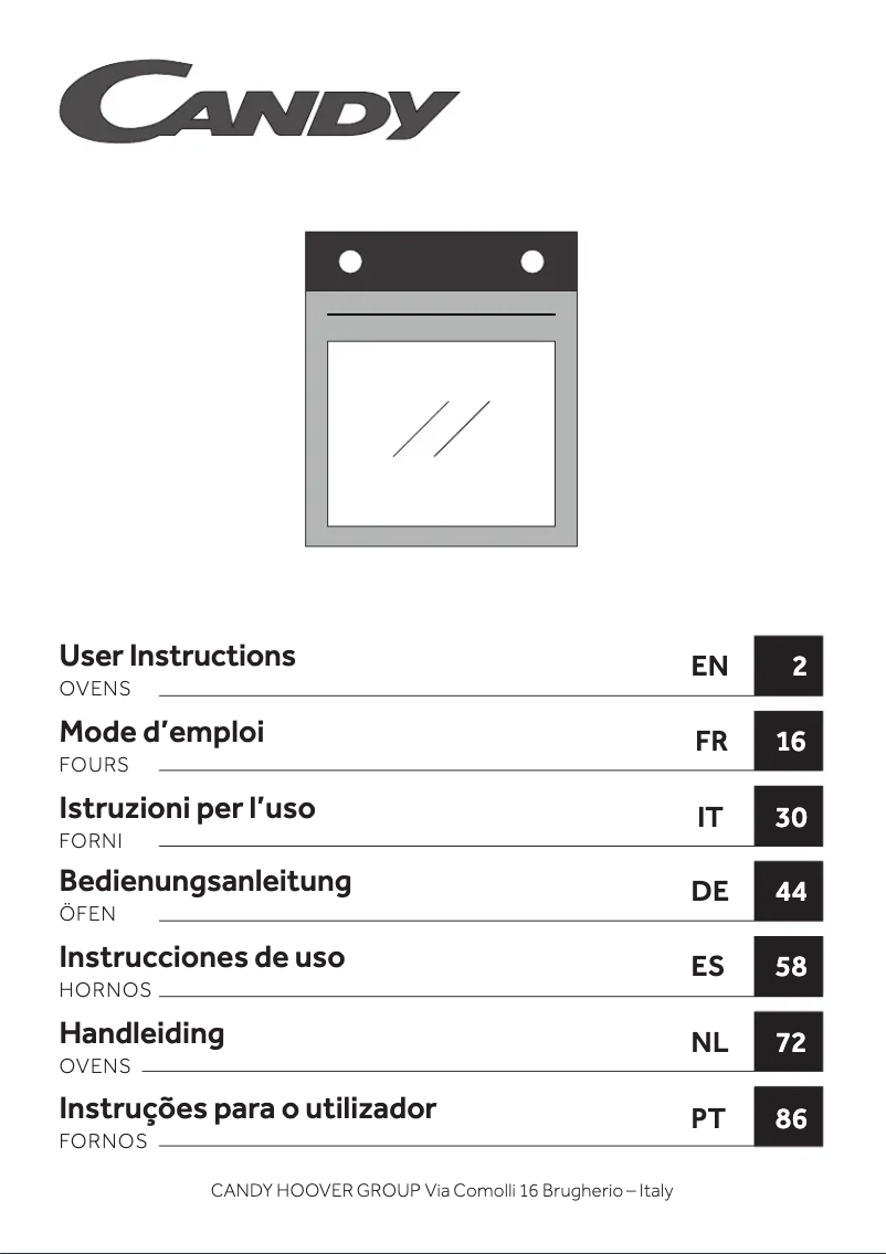 First page image of the manual for FIDCP N615 L