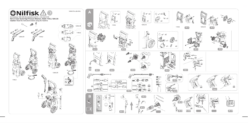 First page image of the manual for WAP Aqua 1100.2