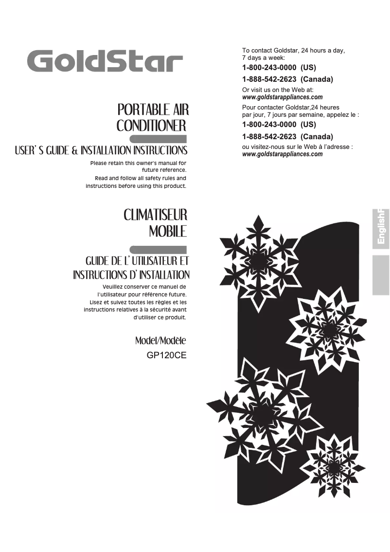 Page 1 of the manual User Manual LG GP120CE