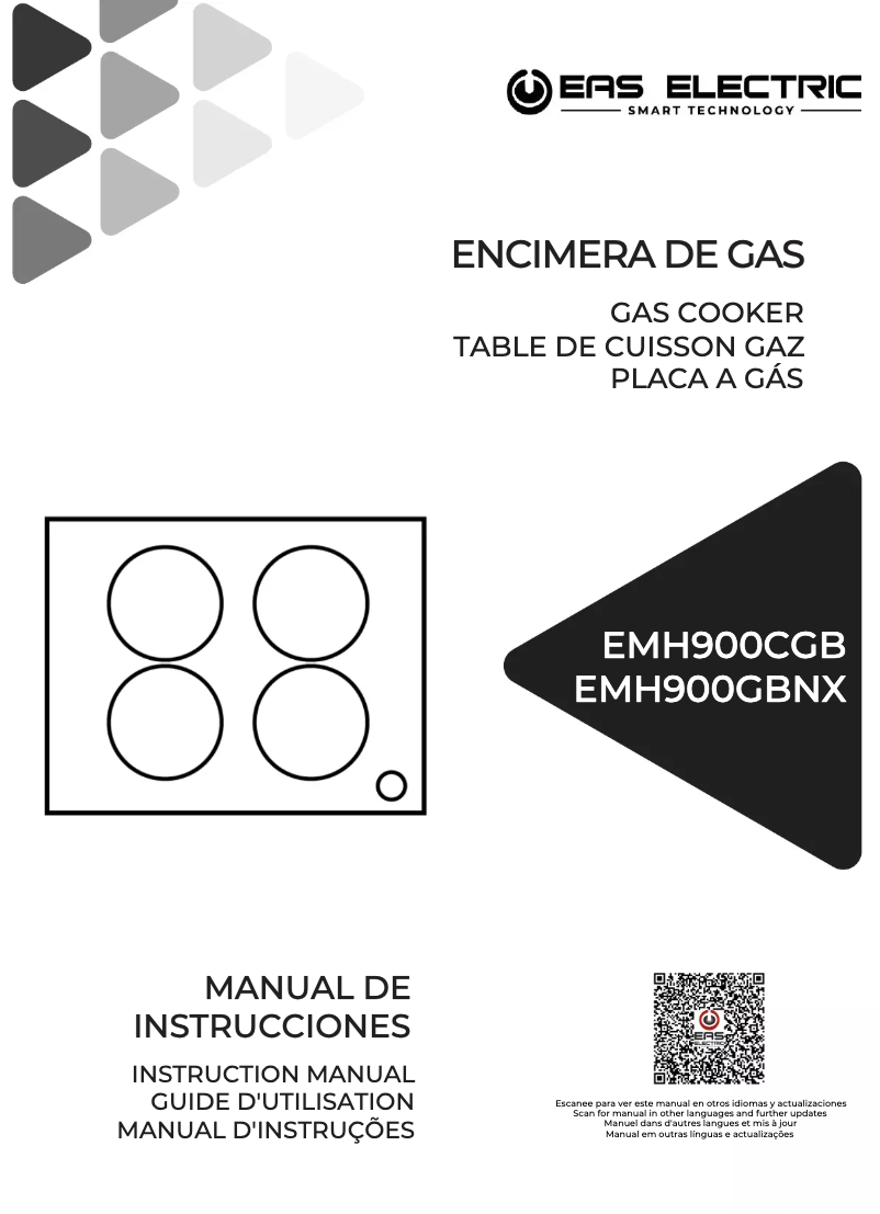Page 1 of the manual User Manual EAS Electric EMH900GBNX