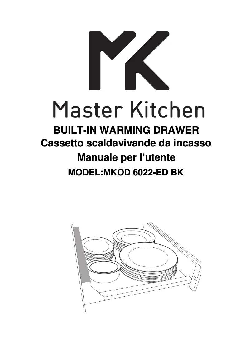 Page 1 of the manual User Manual Master Kitchen MKOD 6022-ED BK