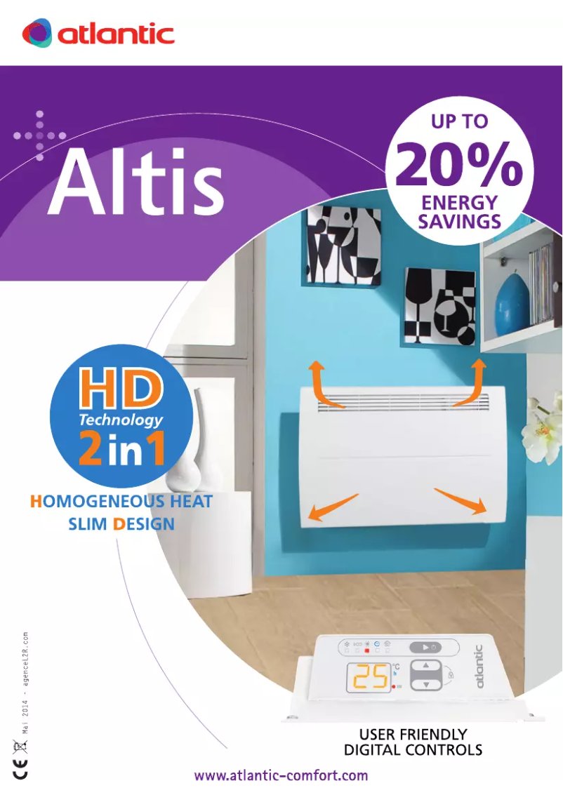 First page image of the manual for Altis